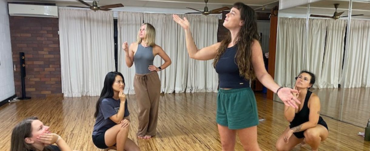 drama and communication short course participants in Southport