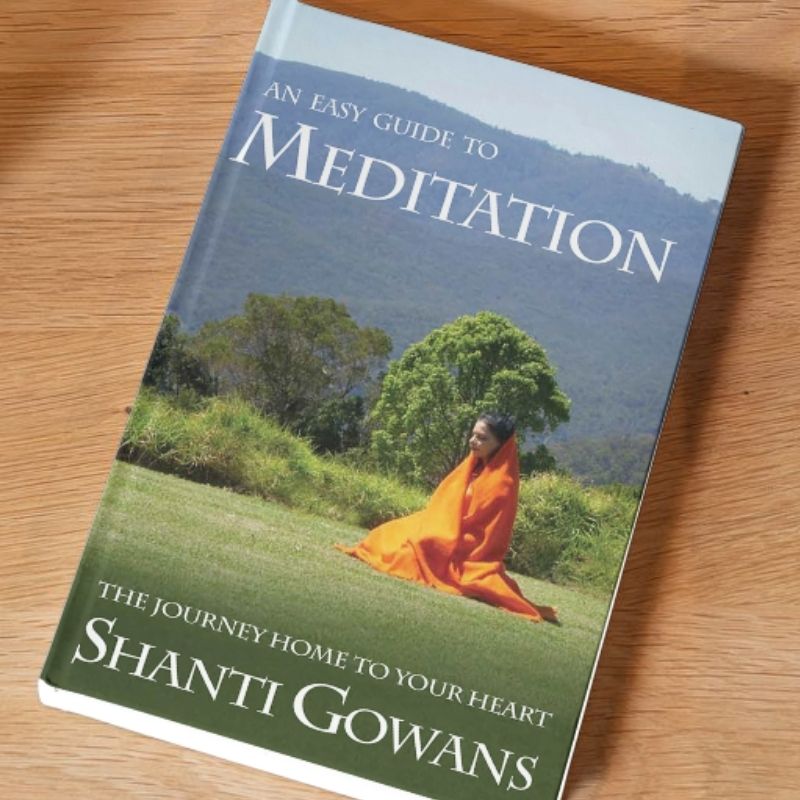 an easy guide to meditation a book by shanti gowans