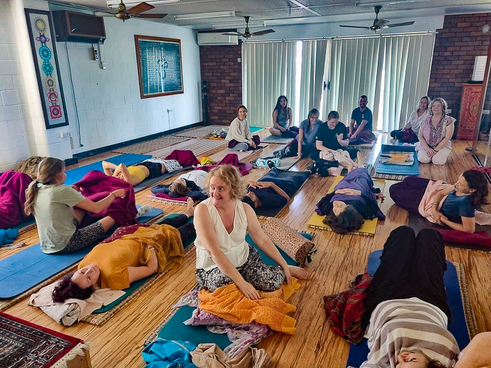 new shanti yoga class at nirvana wellbeing retreat